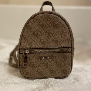 GUESS Brown Mini Backpack